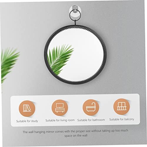 Round Metal Wall Hanging Vanity Mirror