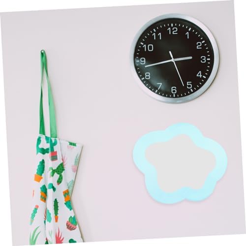 Modern Pink Wavy Cloud Shape Wall Mirror