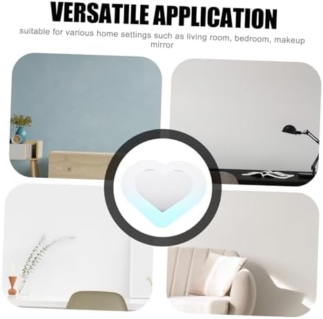 Vaguelly Heart Shaped Wall Mirror Decor
