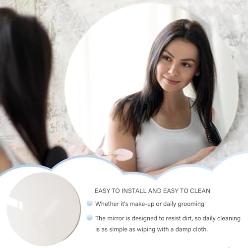 Acrylic Wall Mirror - Waterproof Bathroom and Living Room Decor