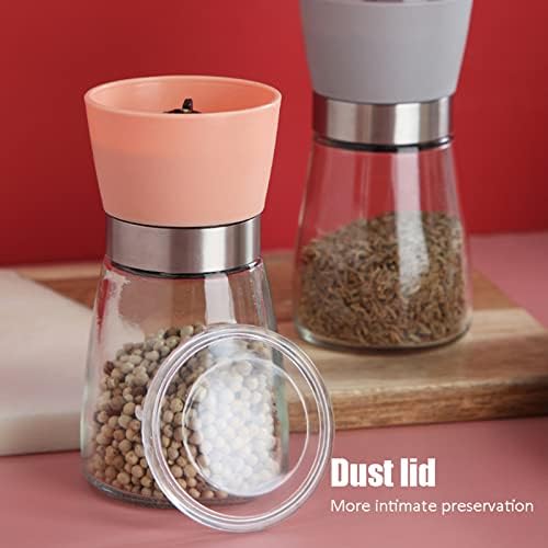 LTLWSH Salt and Pepper Grinder Set with Adjustable Coarseness