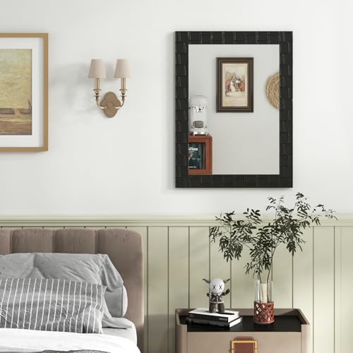 Tangkula Wood Framed Wall Mirror 315x235