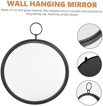 Cabilock Round Wall Mounted Bathroom Mirror with Frame
