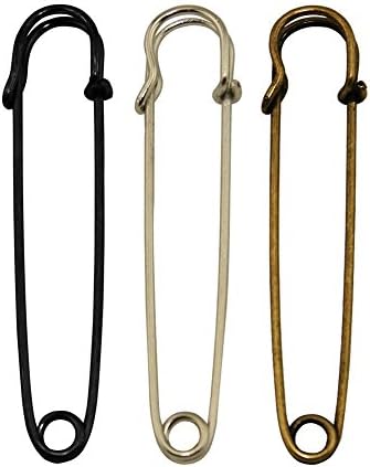 WISH HALLY WOOD 12pcs 4 Safety Pins Set - Heavy Duty Versatile