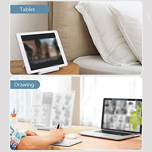 Yuidaaavzz 4x5 Inch Portable Folding Reading Stand Blue