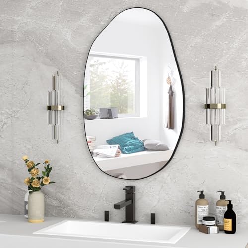 NEUWEABY Irregular Wall Mirror 335x205 Unique Modern Design