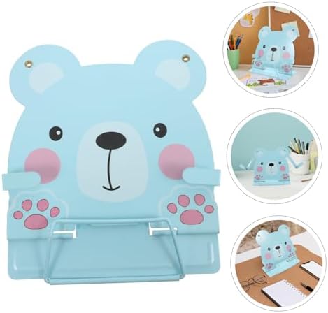 Kids Reading Book Stand Cute Animal Metal Holder for Desk 1