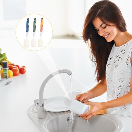 3 PCS 5 in 1 Multifunctional Cleaning Brush Set for Cups and Bottles