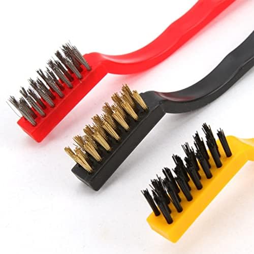 Kitchen Cleaning Brush Set with Scraper and 3 Replacement Heads