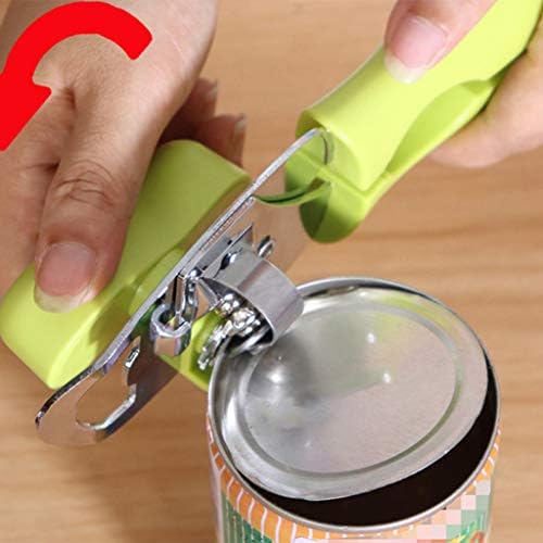 KELINFONG Manual Can Opener with Soft Handle and Bottle Opener 1