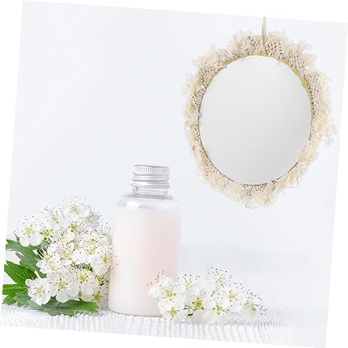 Zerodeko Round Wall Hanging Mirror Tapestry Decor 1