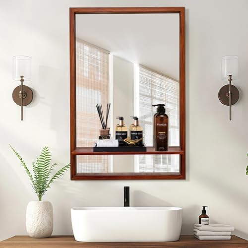 ULIKE 20x30 Inch Wall Mirror with Shelf