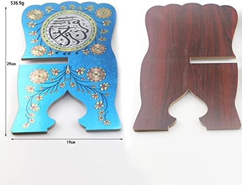 EUBUY X-Shaped Foldable Wooden Book Stand