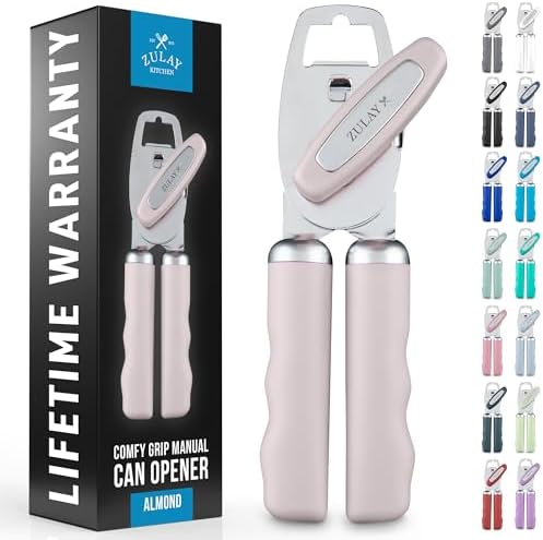 Zulay Kitchen Manual Can Opener with Bottle Opener