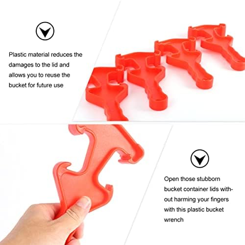 PRETYZOOM Gallon Barrel Lid Lifter Tool Set of 6