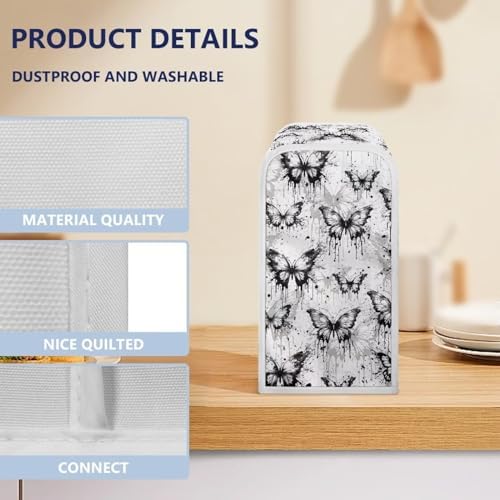Yuresuaet Ink Butterflies Dust Covers for Can Opener