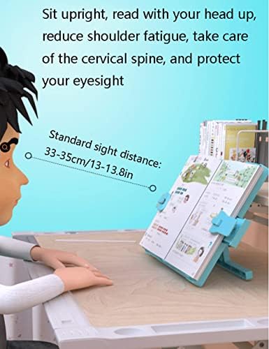 Adjustable Foldable Plastic Book Stand for Kitchen Reading