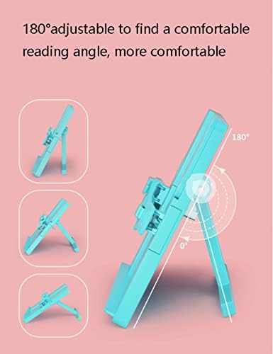 Adjustable Foldable Plastic Book Stand for Kitchen Reading