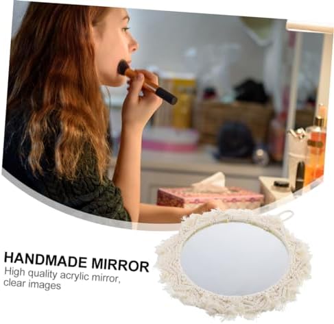 Zerodeko Round Wall Hanging Mirror Tapestry Decor 1