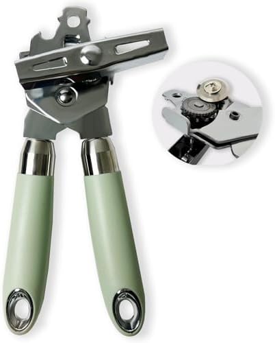 LunaCozy Heavy Duty Manual Can Opener with Bottle Opener