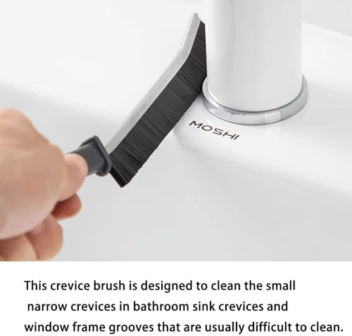 Zomanon Black White Crevice Cleaning Brush 2-Piece