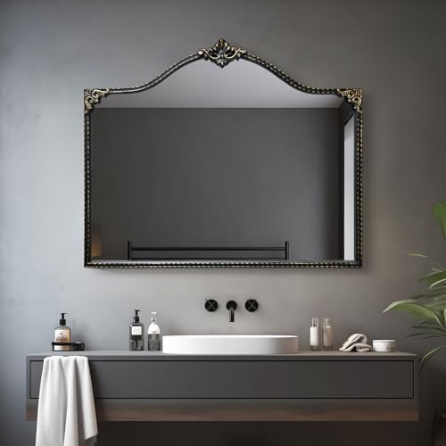 HEBOIX Black Vanity Mirror 47 x 20 Wall Decor