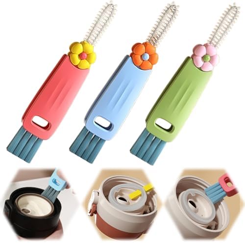 3 in 1 Cup Lid Cleaning Brush Set