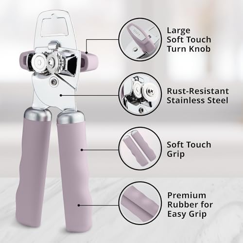 Zulay Kitchen Manual Can Opener with Bottle Opener
