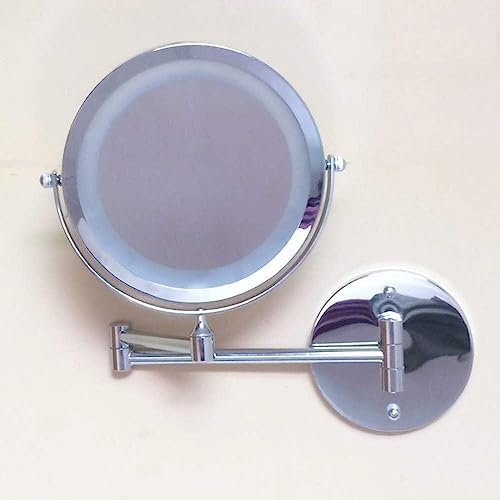 Bleslin Wall-Mounted Makeup Mirror with LED Light