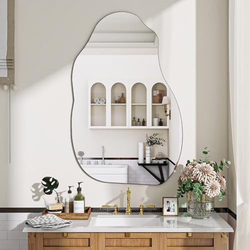 VooBang 20x32 Irregular Wavy Wall Mirror