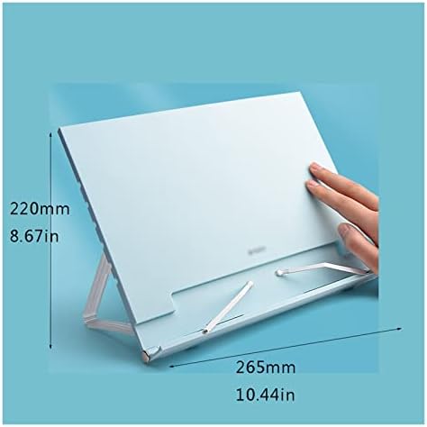 XIAOSAKU Adjustable Blue Cookbook Stand Holder