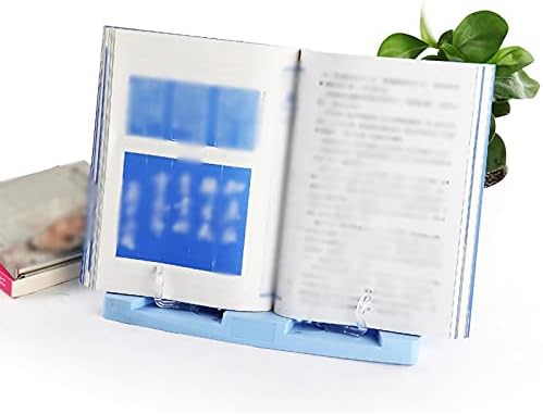 Yuidaaavzz Portable Foldable Book Stand for Kitchen and Office Green