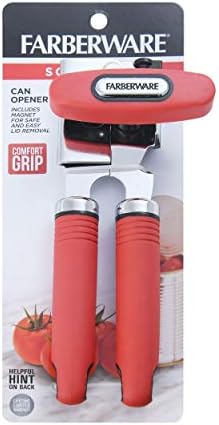 Farberware Soft Grips Can Bottle Opener Red 1