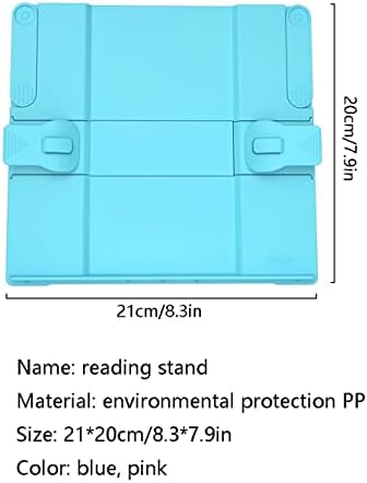 Adjustable Foldable Plastic Book Stand for Kitchen Reading