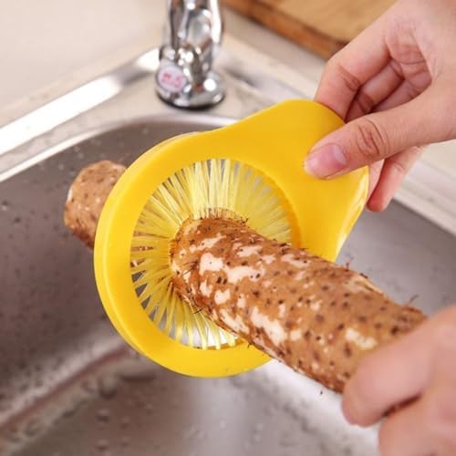Durable Plastic Corn Cleaning Brush with Bristles