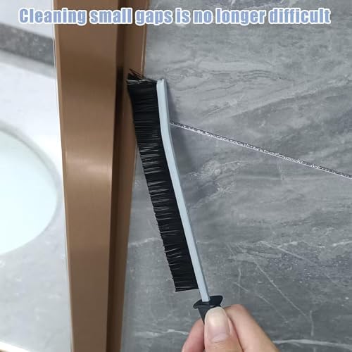 5 Pcs Crevice Cleaning Brush Hard Bristle Black Multifunctional Gap Tool