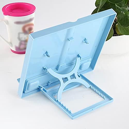 Yuidaaavzz Portable Foldable Book Stand for Kitchen and Office Green