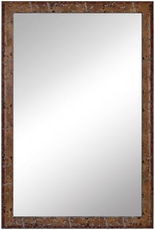 CULER Rustic Wood Wall Mirror 20x30 Inch