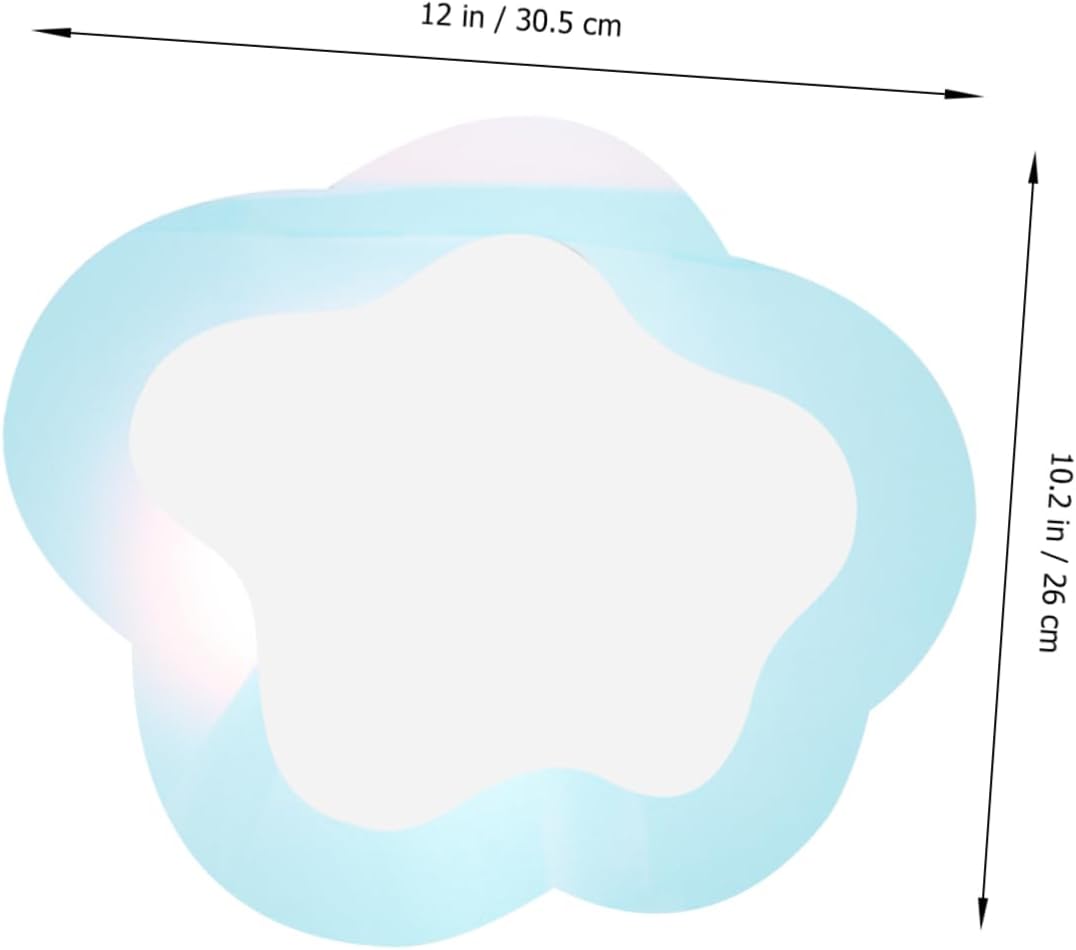 Colorful Cloud Shaped Wall Mirror for Home Decor