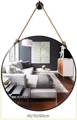 FLIPP 40cm Round Wall Mirror with Metal Frame