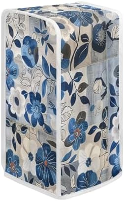 Blue Flower Can Opener Cover Dust Protector for Manual Can Opener