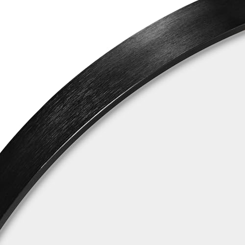 31 Round Mirror with Black Alloy Frame