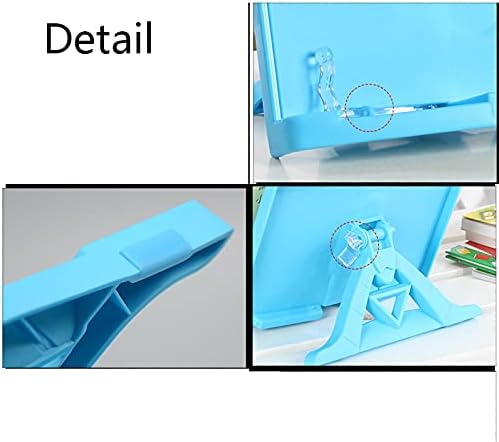 Adjustable Book Stand for Cookbooks and Textbooks - Pink Green