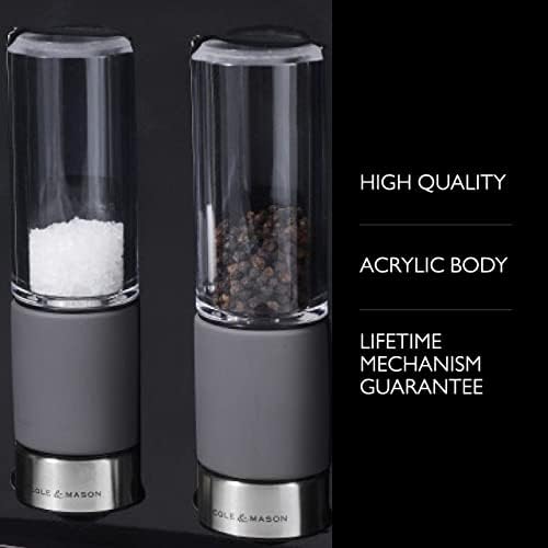 Cole Mason Regent Concrete Salt Pepper Mill Set