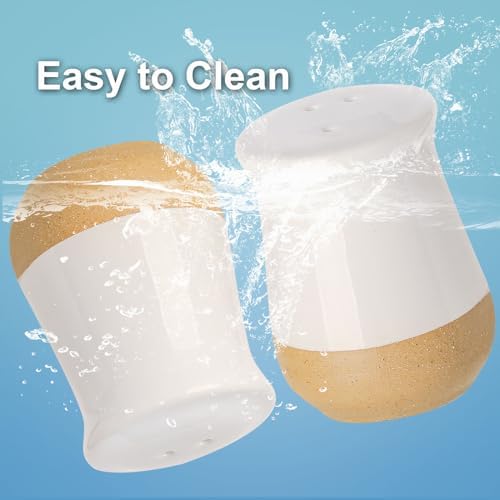 Hasense Salt and Pepper Shakers Set of 2 Ceramic 1