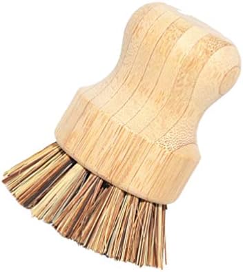 Cabilock Bamboo Wok Brush for Kitchen Cleaning