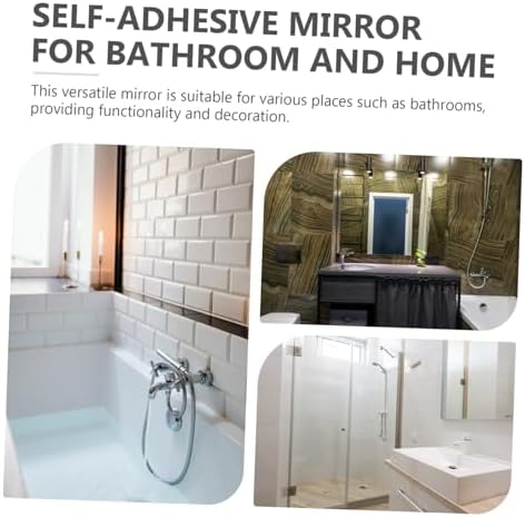 RORPOIR Acrylic Mirror Sheet Adhesive 30x30cm 1