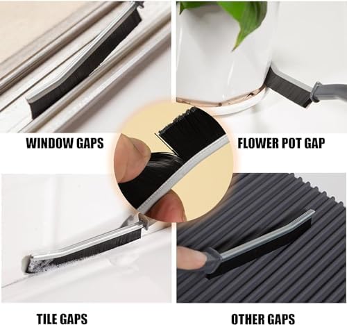 Skyloon 4PCS Crevice Cleaning Brush for Hard to Reach Corners