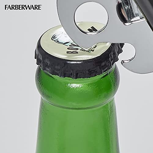 Farberware Pro Soft Knob Can Opener and Bottle Opener Black 1