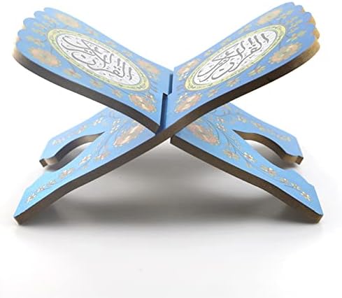 EUBUY X-Shaped Foldable Wooden Book Stand